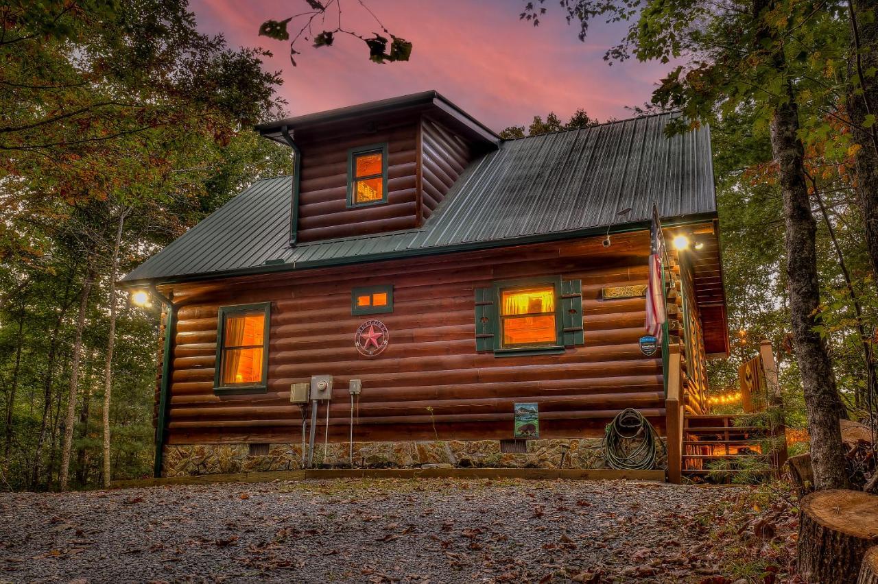 Golden Eagle Ga Cabin - Hot Tub, Firepit & Fast Wifi บลูริดจ์ ภายนอก รูปภาพ