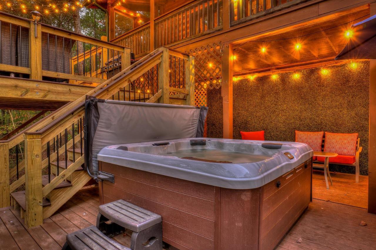 Golden Eagle Ga Cabin - Hot Tub, Firepit & Fast Wifi บลูริดจ์ ภายนอก รูปภาพ