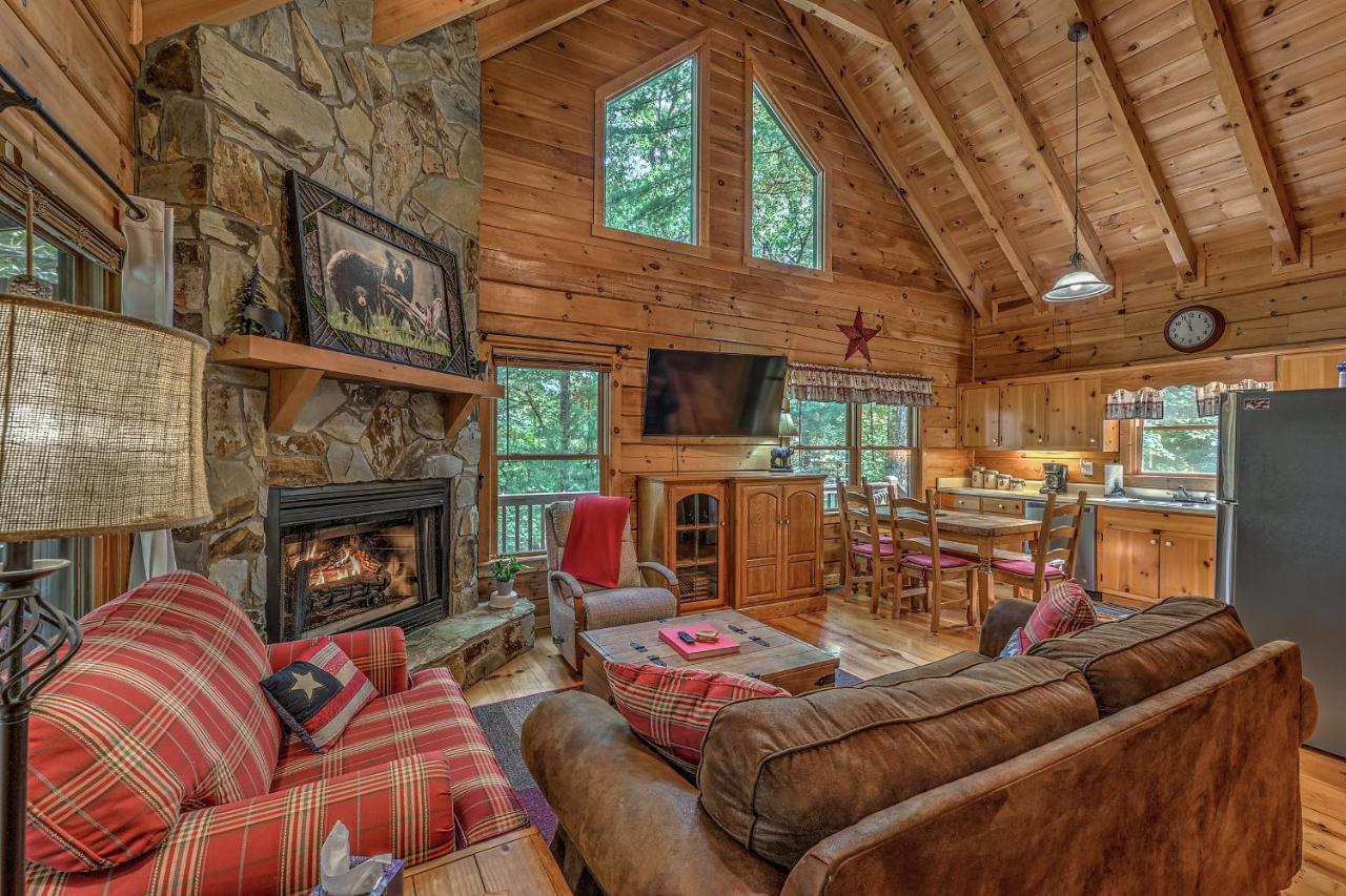 Golden Eagle Ga Cabin - Hot Tub, Firepit & Fast Wifi บลูริดจ์ ภายนอก รูปภาพ