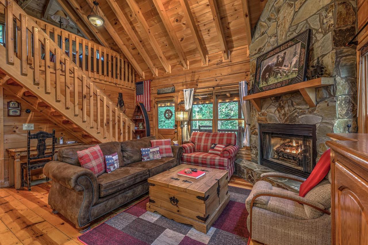 Golden Eagle Ga Cabin - Hot Tub, Firepit & Fast Wifi บลูริดจ์ ภายนอก รูปภาพ