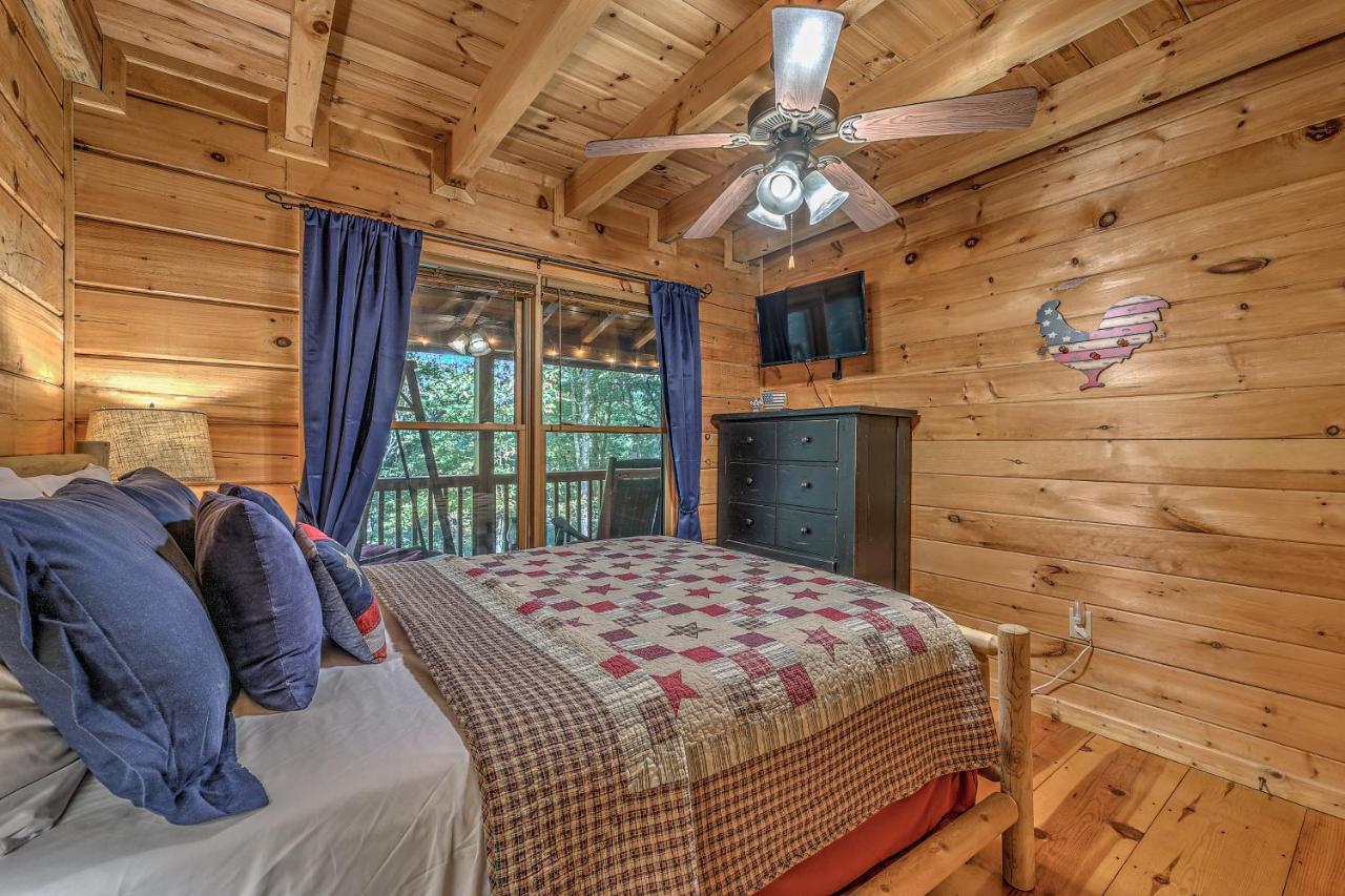 Golden Eagle Ga Cabin - Hot Tub, Firepit & Fast Wifi บลูริดจ์ ภายนอก รูปภาพ