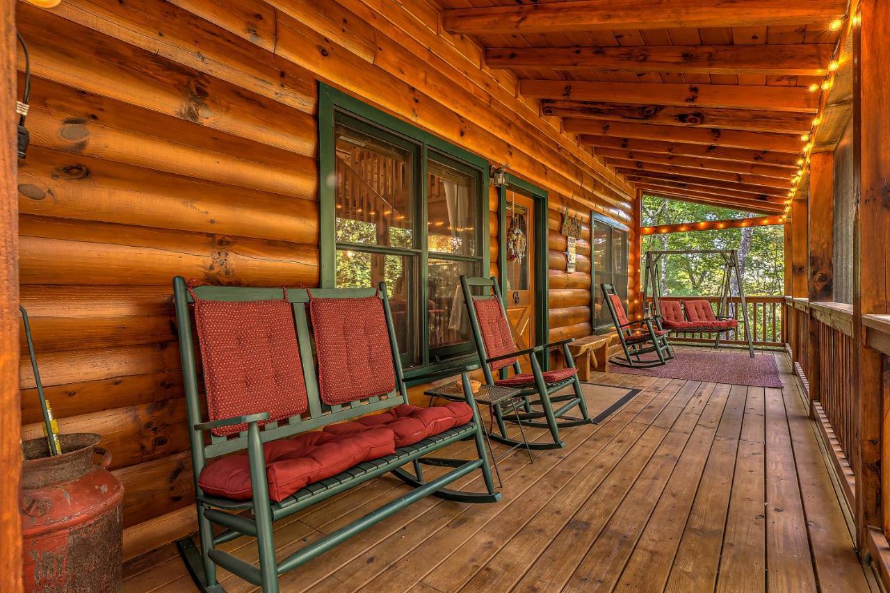 Golden Eagle Ga Cabin - Hot Tub, Firepit & Fast Wifi บลูริดจ์ ภายนอก รูปภาพ