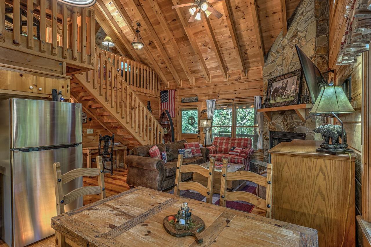 Golden Eagle Ga Cabin - Hot Tub, Firepit & Fast Wifi บลูริดจ์ ภายนอก รูปภาพ
