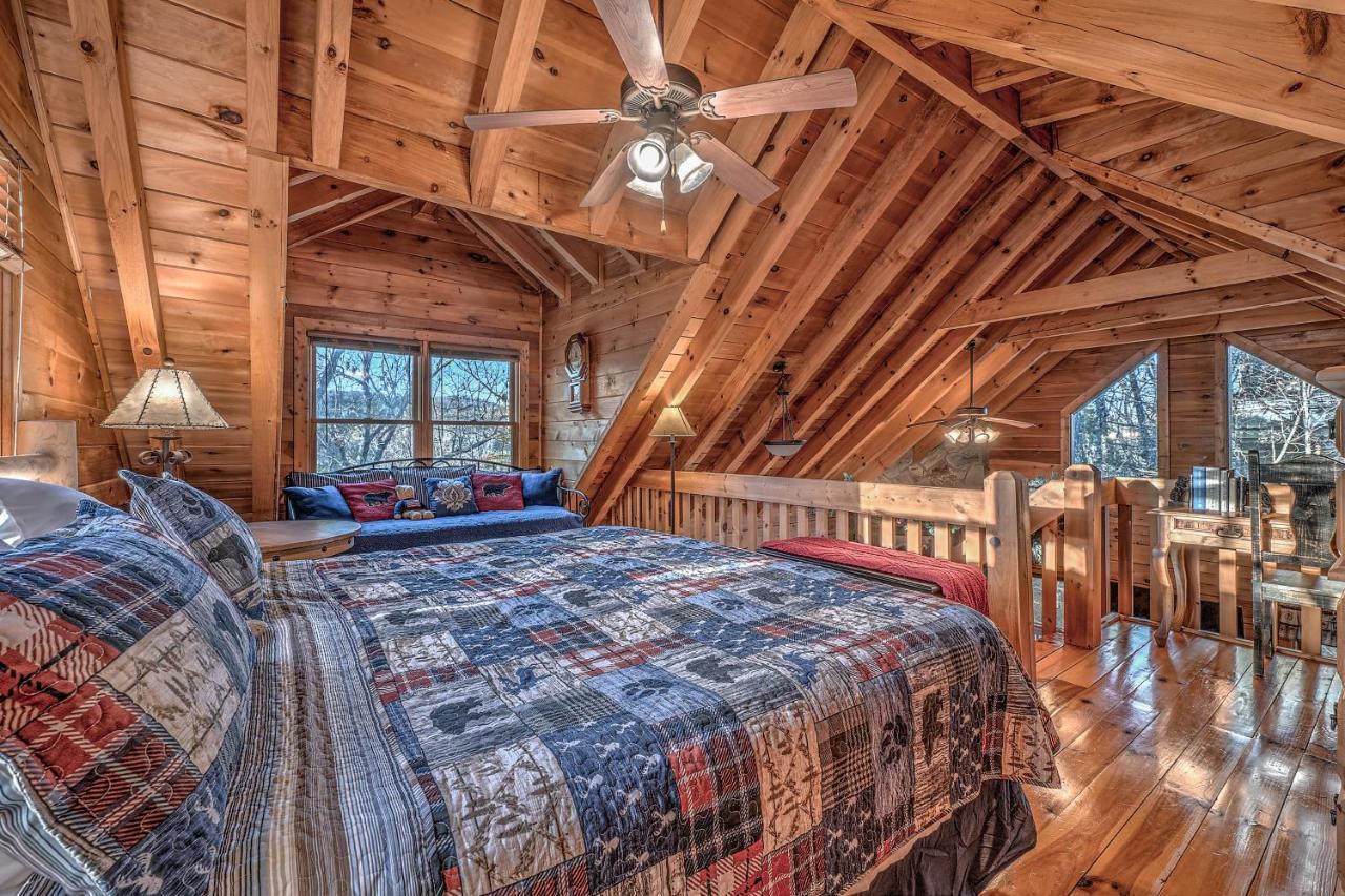 Golden Eagle Ga Cabin - Hot Tub, Firepit & Fast Wifi บลูริดจ์ ภายนอก รูปภาพ