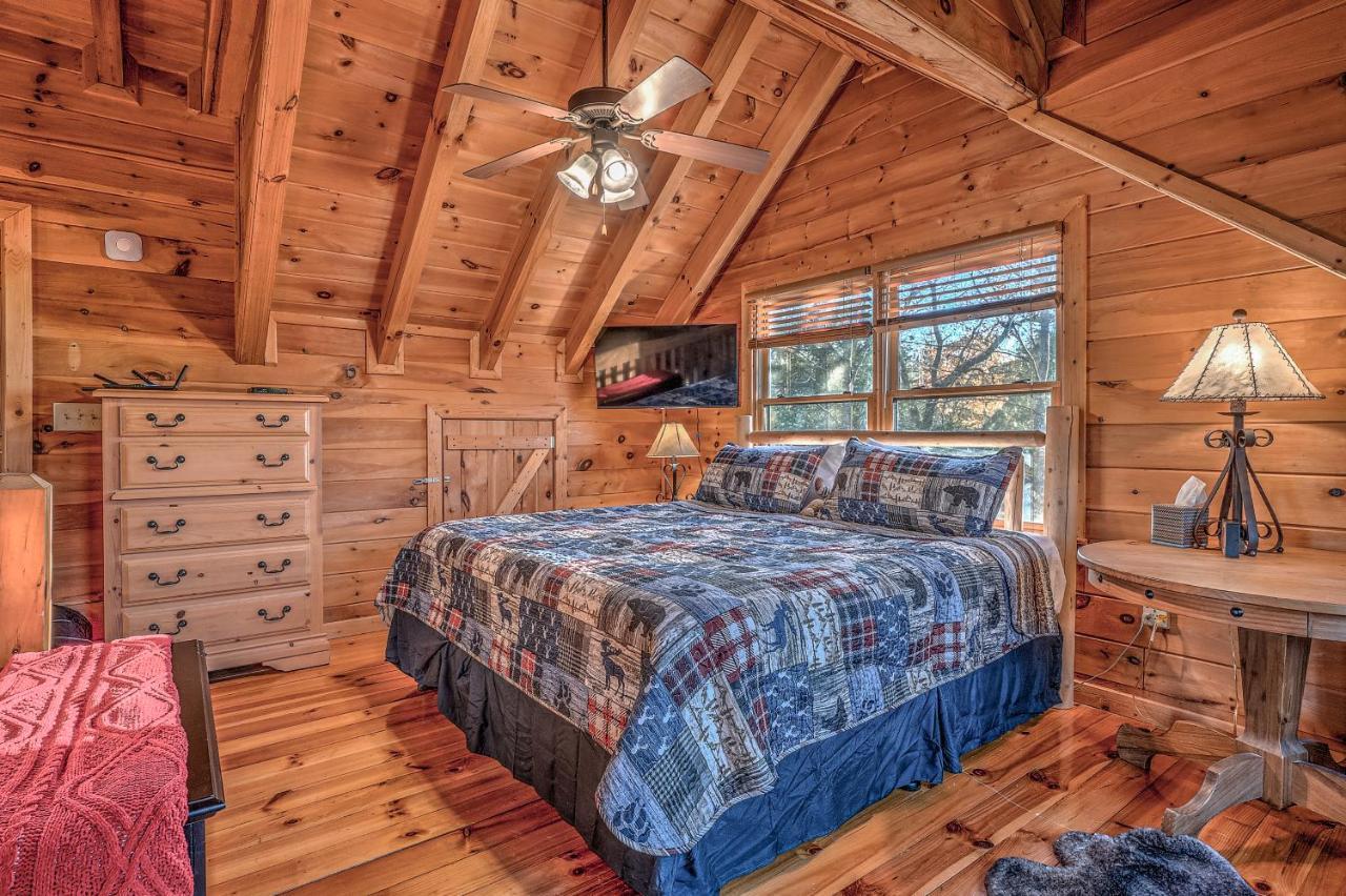 Golden Eagle Ga Cabin - Hot Tub, Firepit & Fast Wifi บลูริดจ์ ภายนอก รูปภาพ